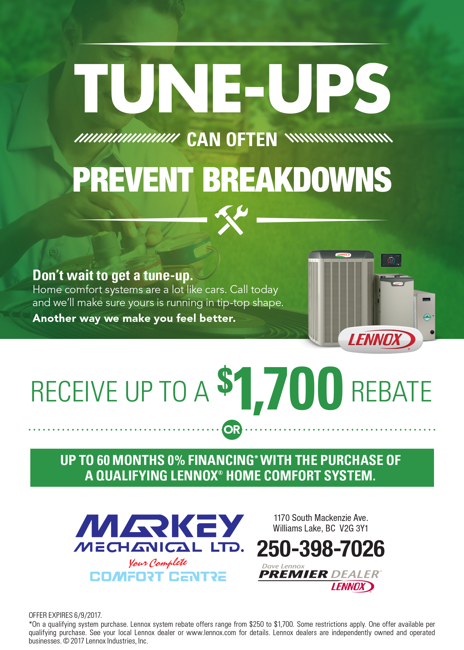 Markey Mechanical Hvac Williams Lake Home